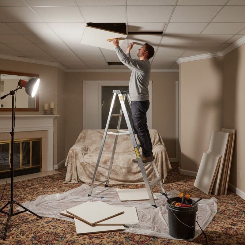 Drop Ceiling Repair Service