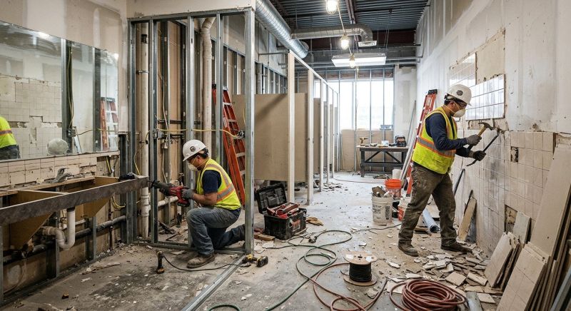 Office Bathroom Renovation in Longmont, CO