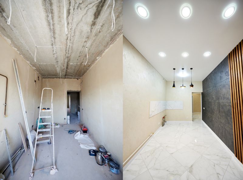 Before and After Ceiling Repairs